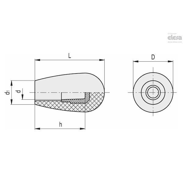 Self-locking Boss, I.222/55 N-12